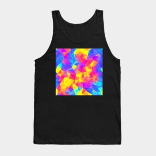 color shapes t shirt design Tank Top